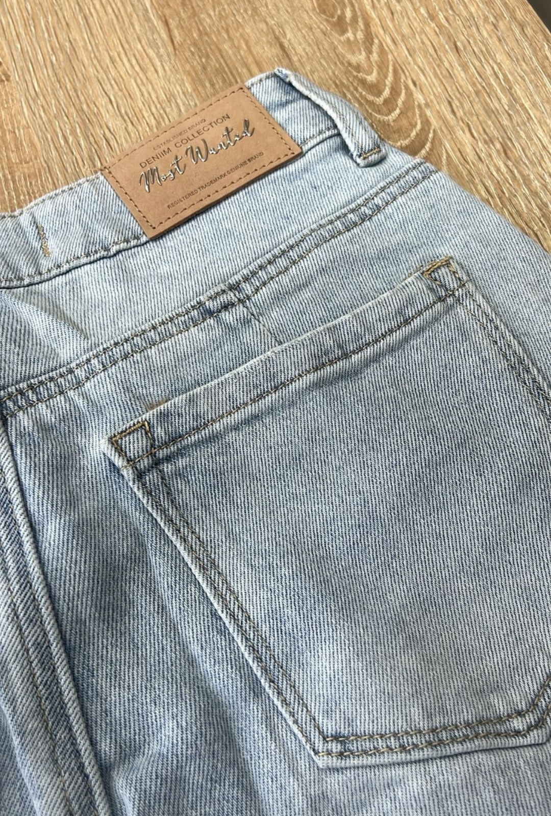 Jean Straight Azul Celeste – Most Wanted