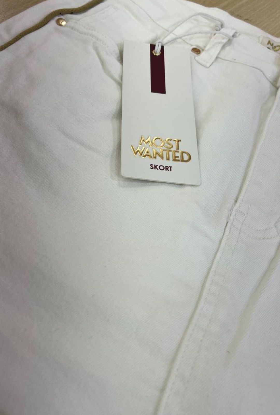 Falda Short Blanca Most Wanted