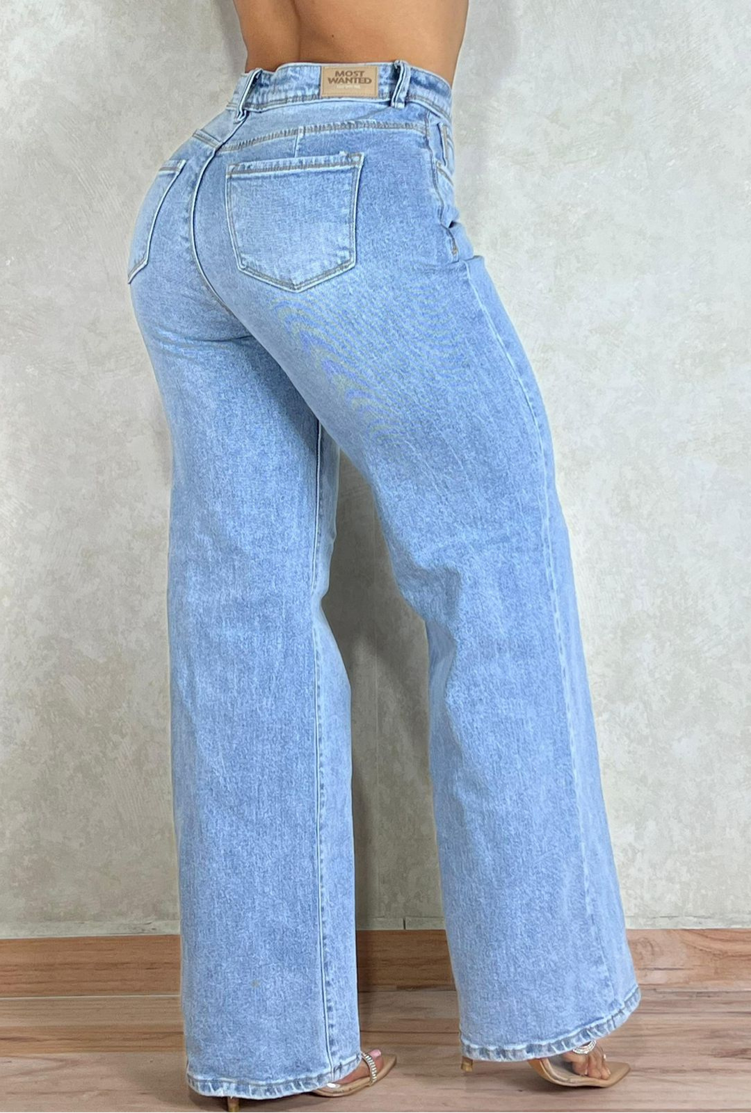 Jeans Wide Leg Sky Most Wanted