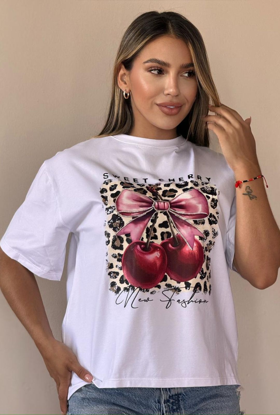 Blusa Cherry Print