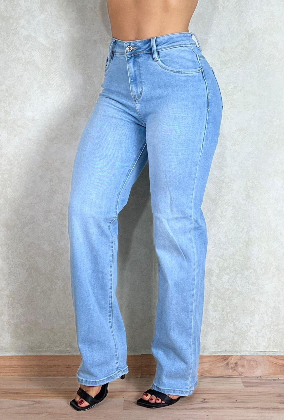 Jeans Recto Straight High Rise Most Wanted