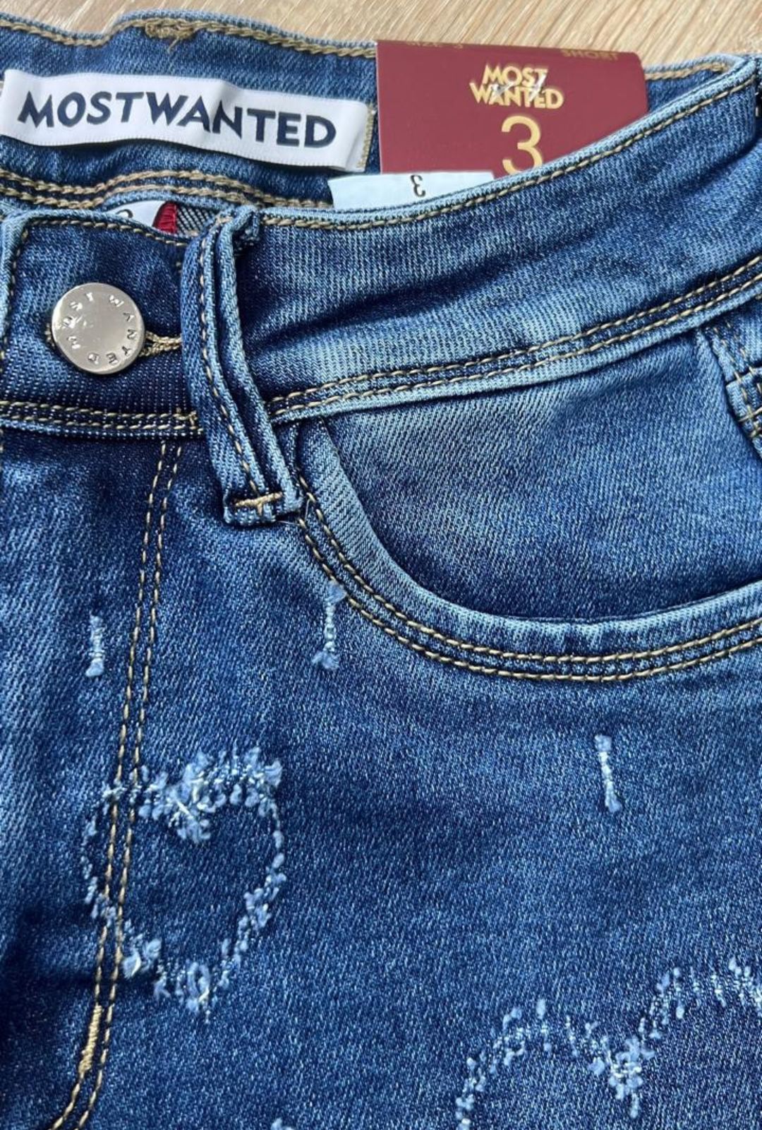 Short Azul Oscuro Dobles Most Wanted