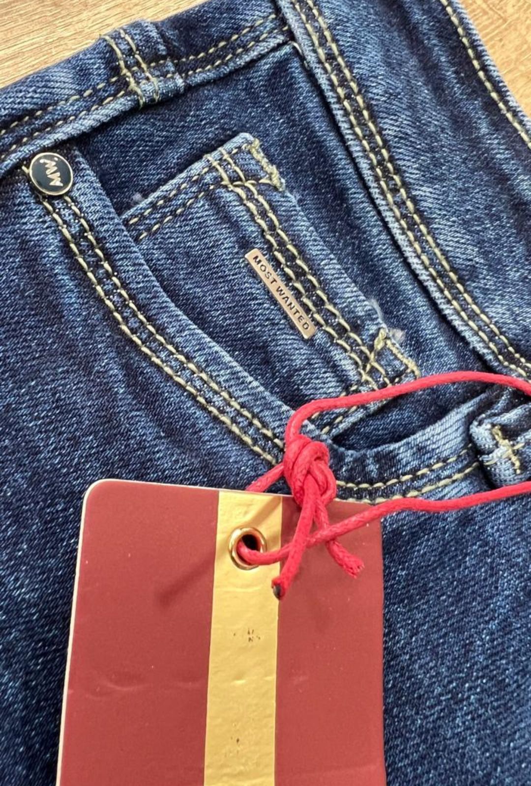 Jean Azul Oscuro Bota Ancha Most Wanted