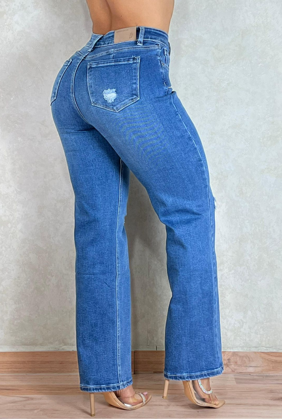 Jeans Straight Ancho Polo Club