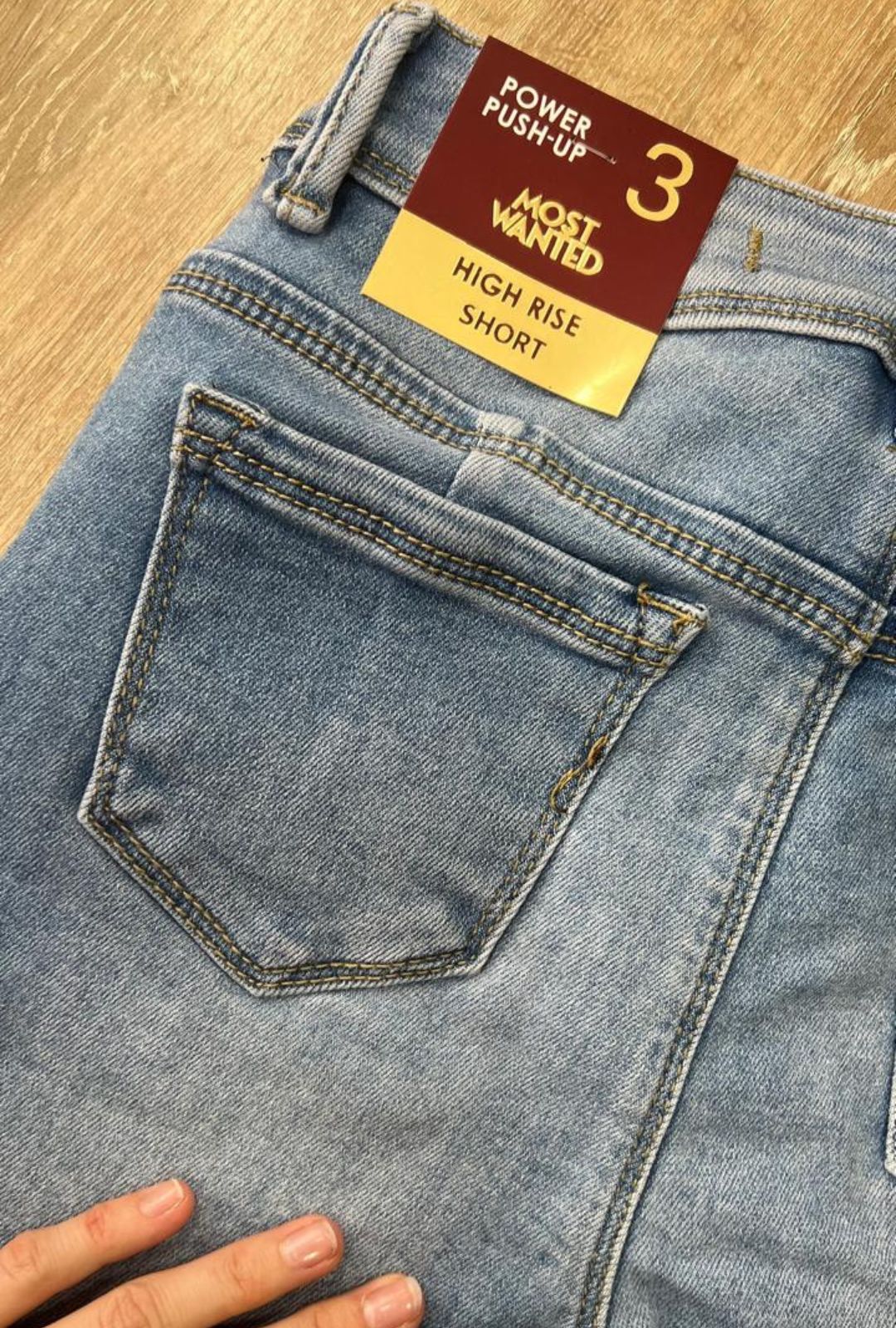 Short Azul Dobles Corazones Most Wanted