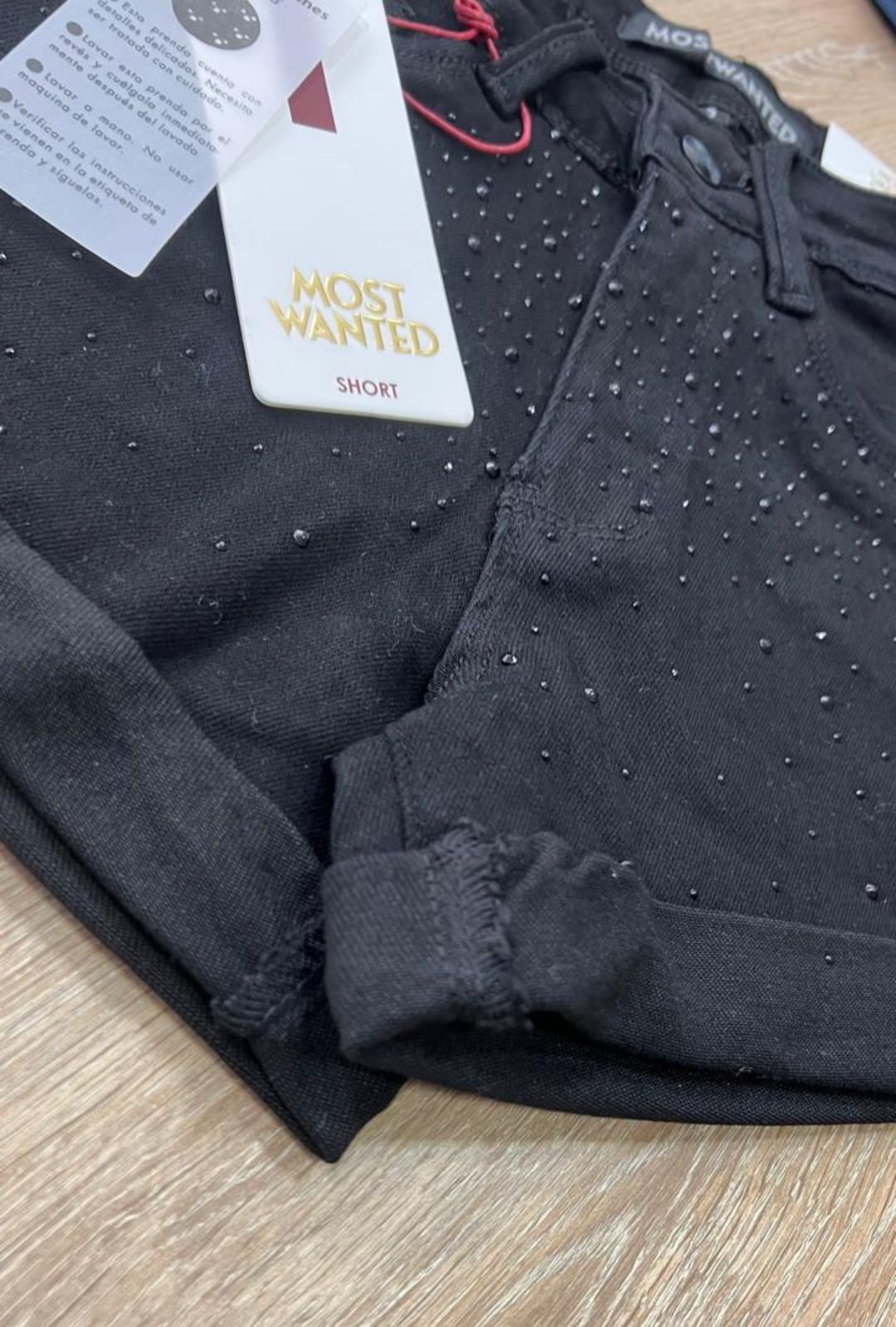 Short Negro Brillo Most Wanted