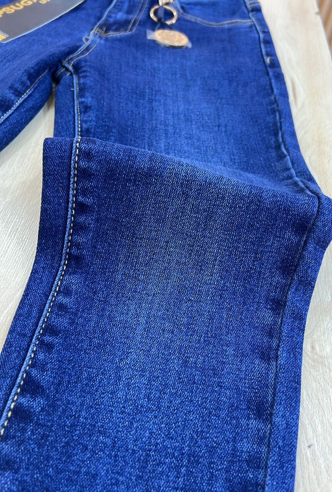 Jean Skinny Azul Llavero Popsugar