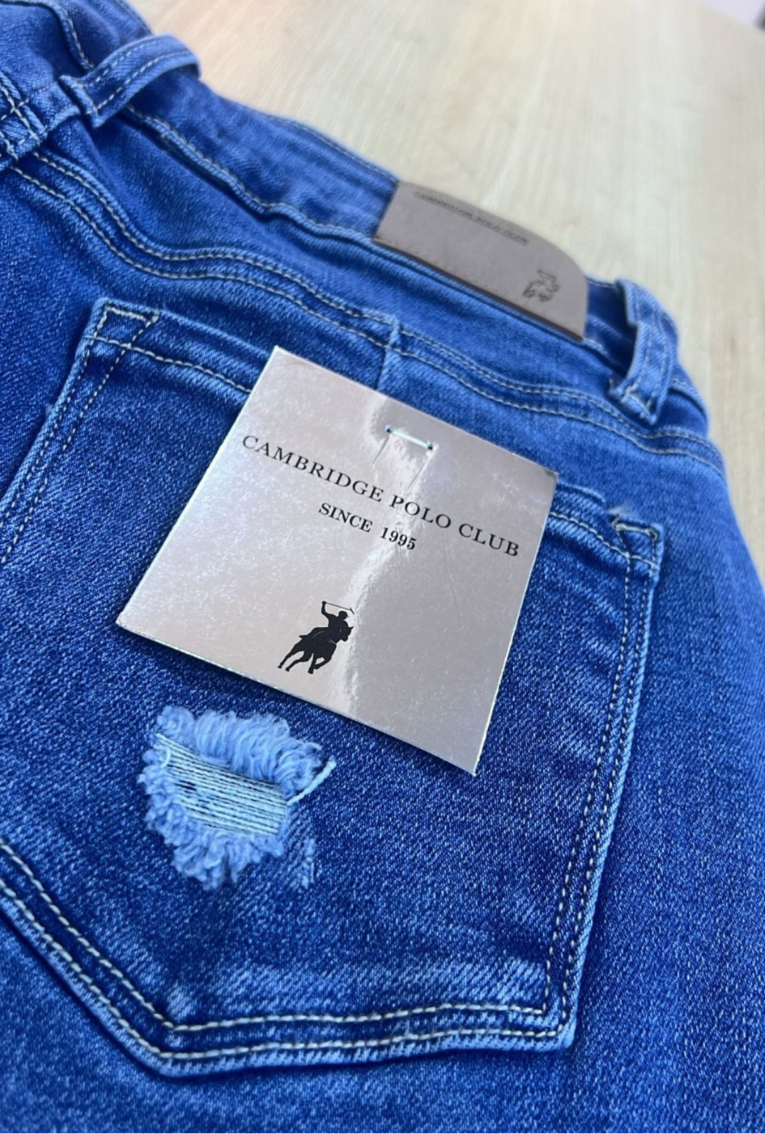 Jeans Straight Ancho Polo Club