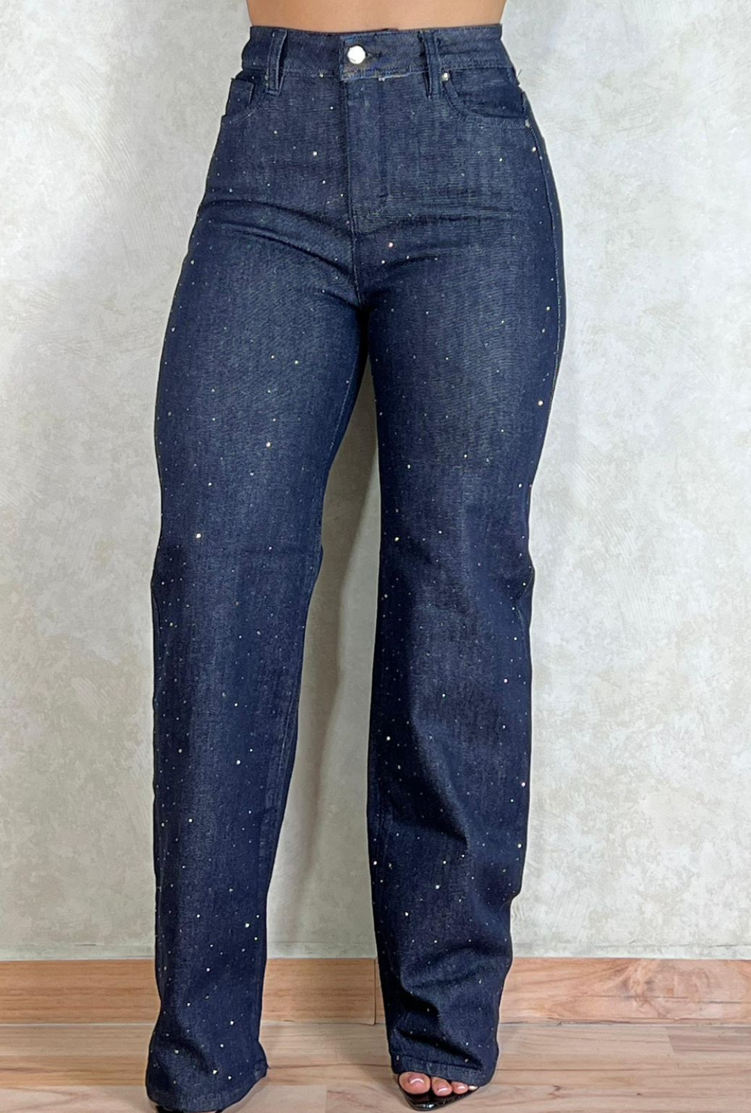 Jeans Most Wanted Azul Oscuro Brillos