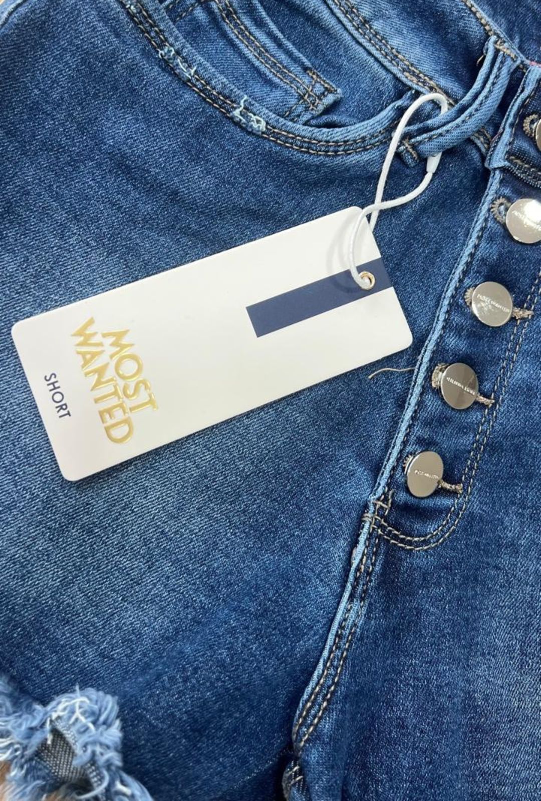 Short 5 Botones Azul Most Wanted