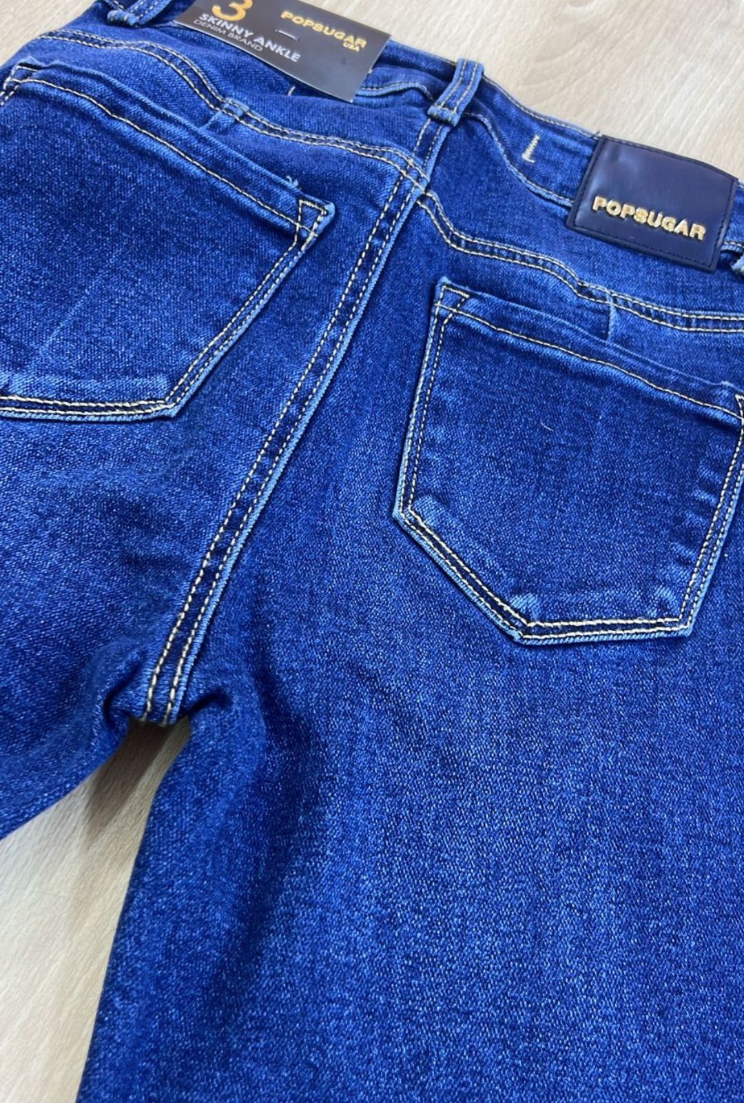 Jean Skinny Azul Llavero Popsugar