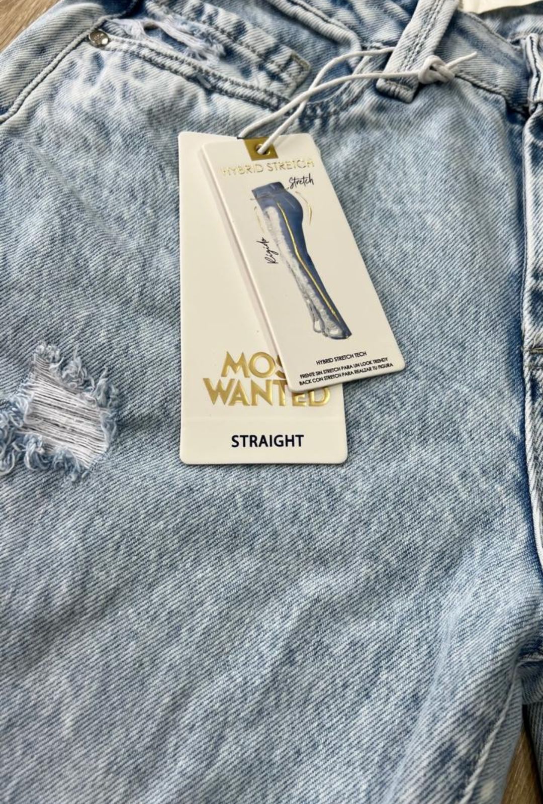 Jean Hibrido Azul Claro Most Wanted