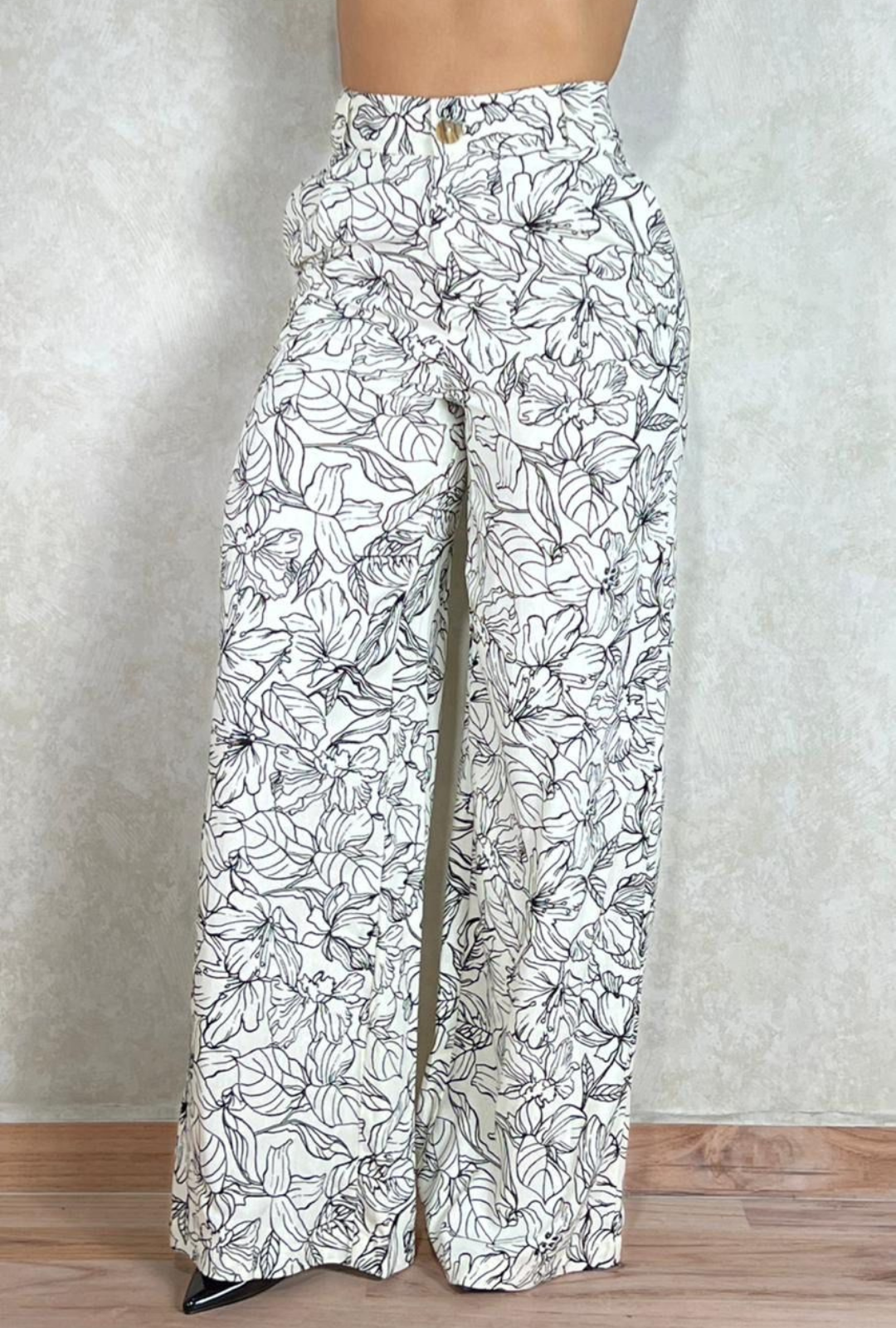 Pantalón Palazzo Floral