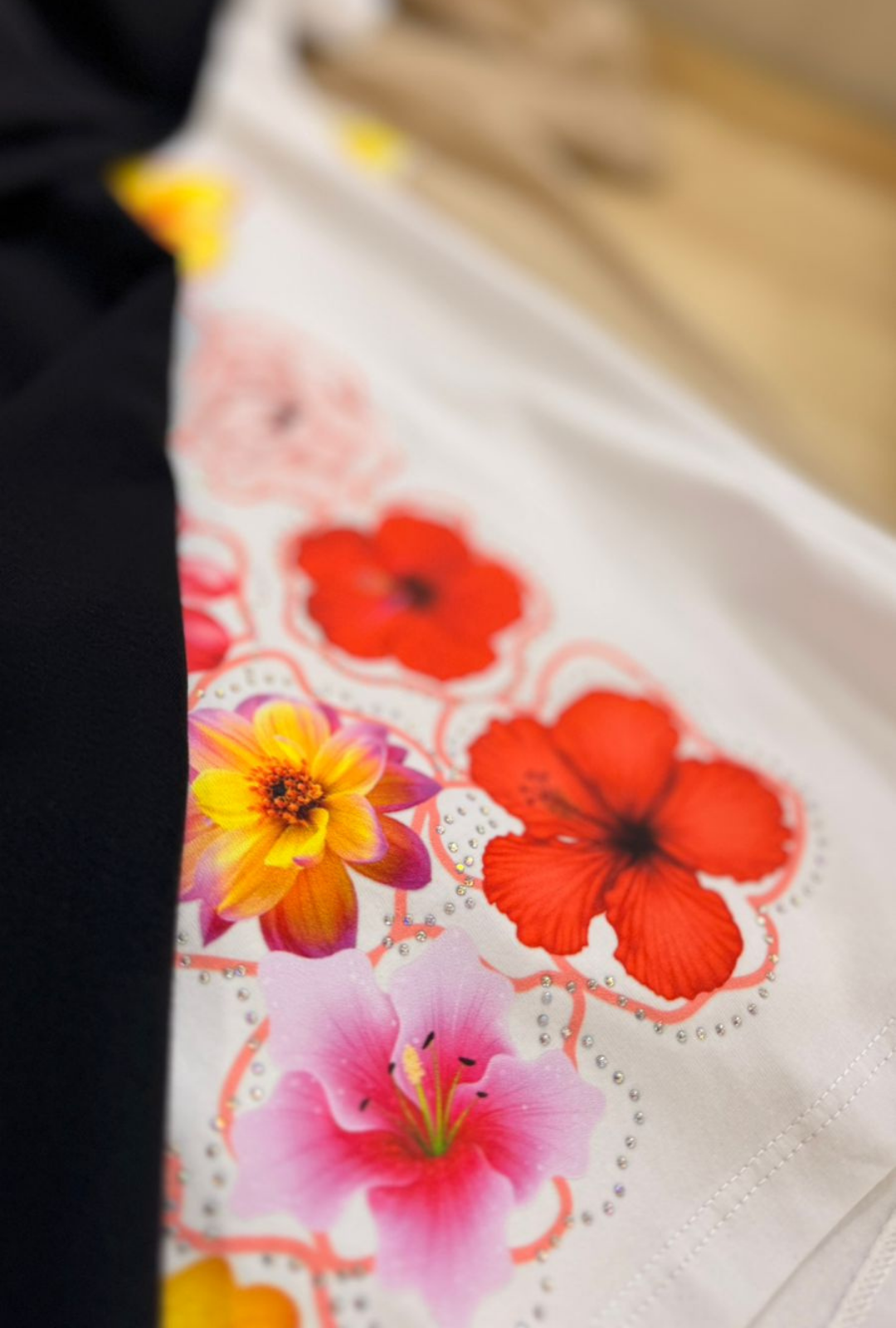 Camiseta Oversize Floral