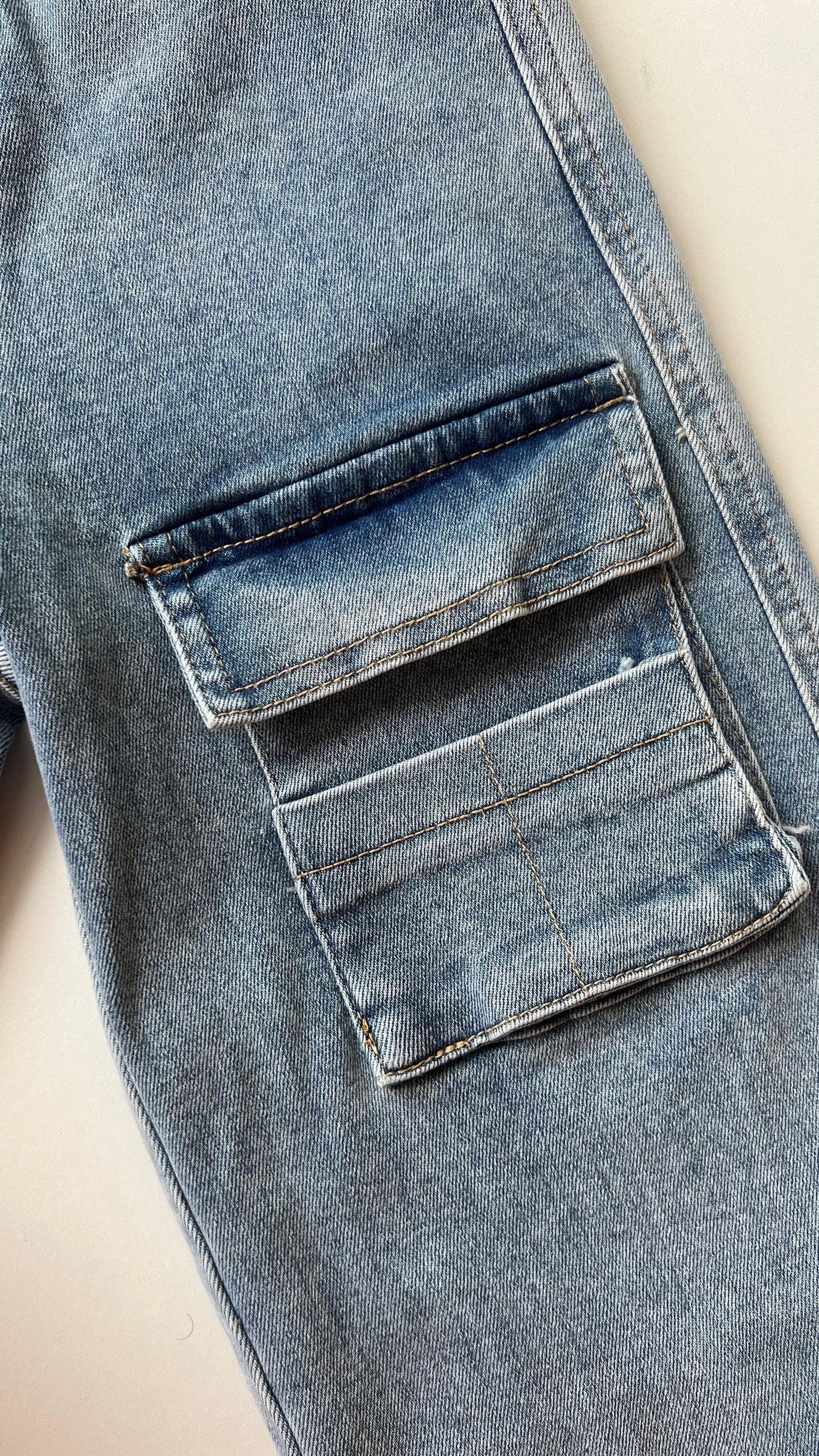 Jean Popsugar Cargo Azul Degrade