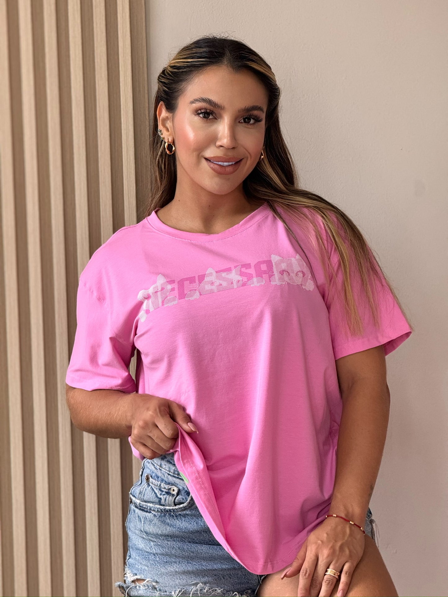 Camiseta Cat Oversize