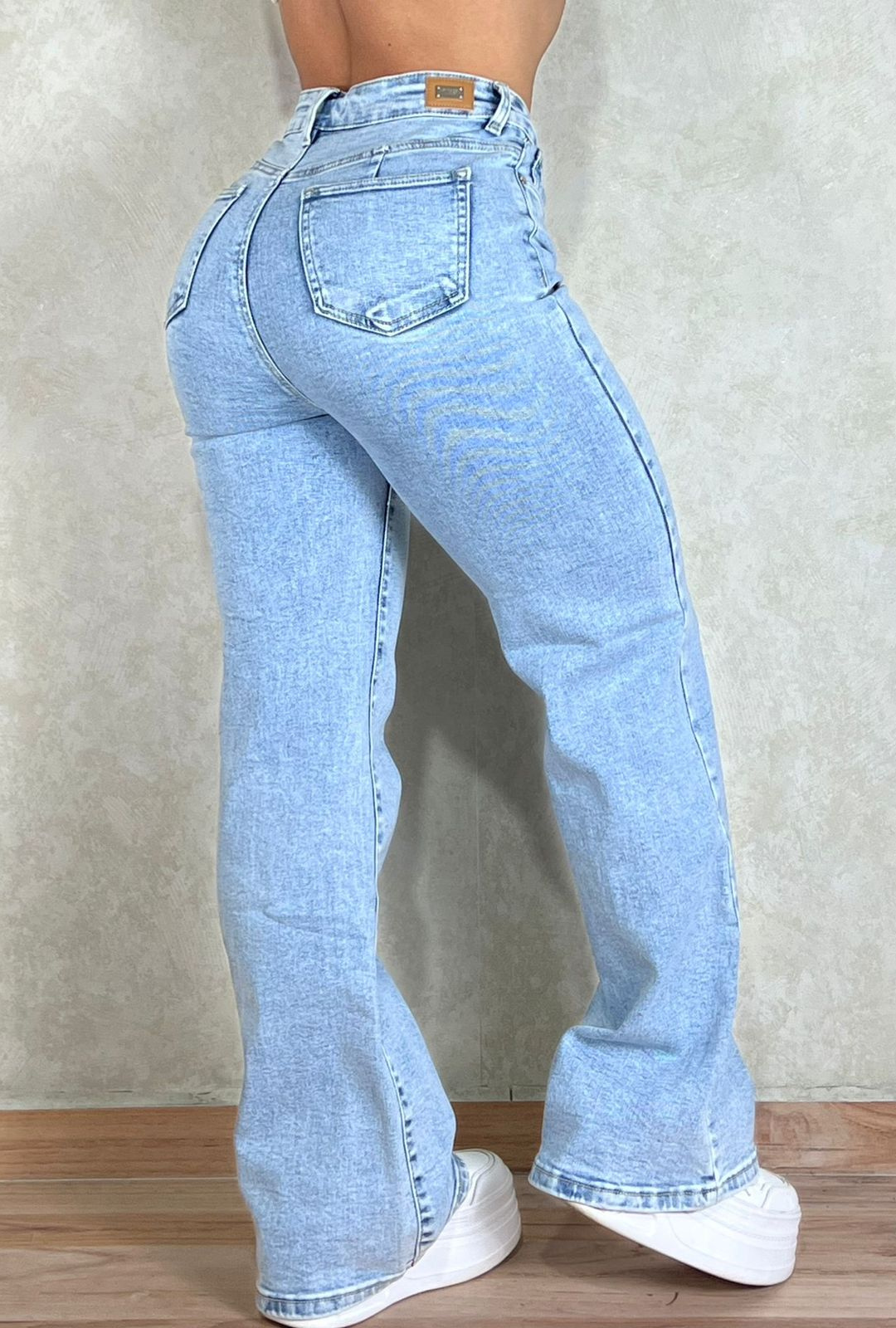 Jeans Latidol wide Leg Azul Cielo
