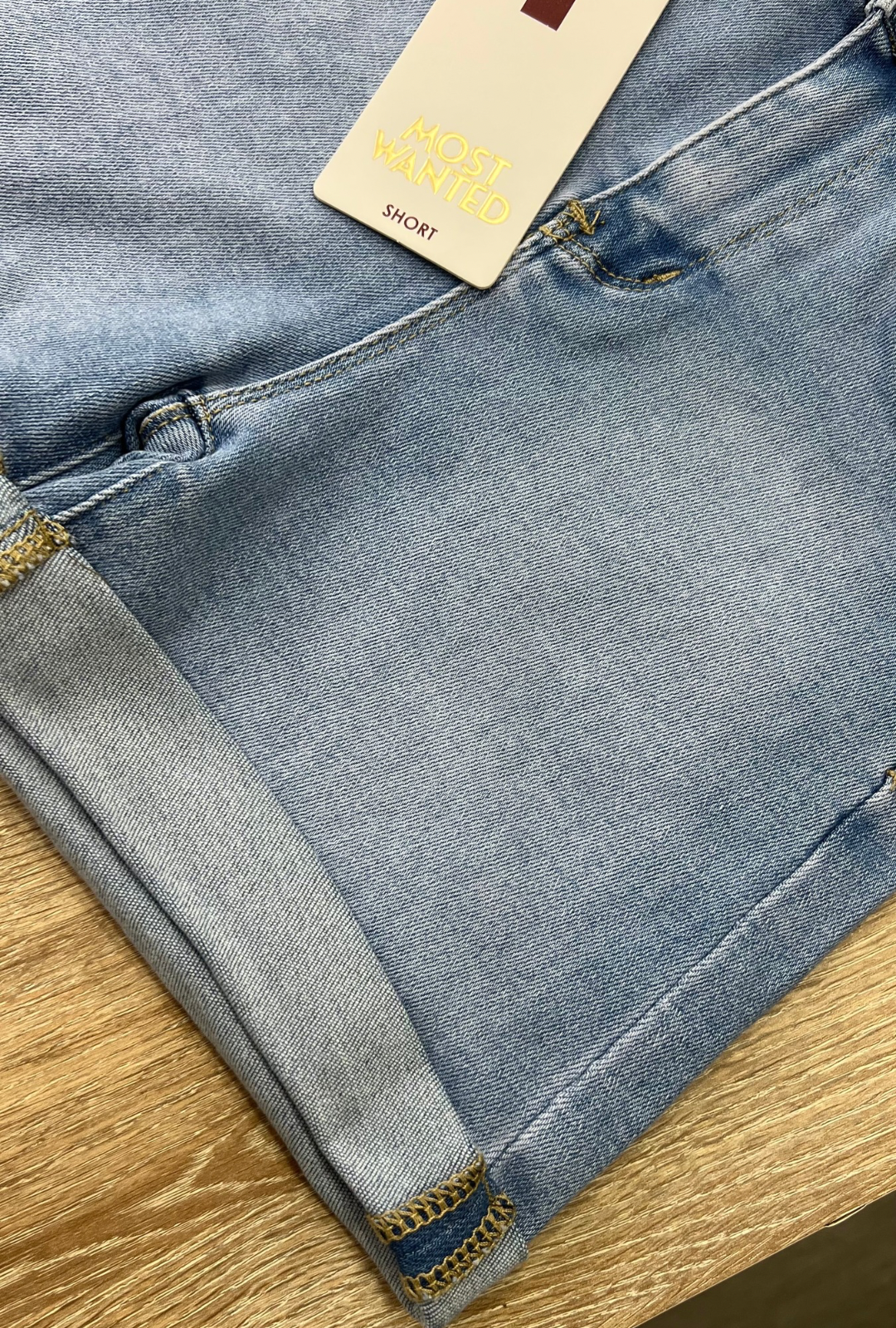Short Azul Claro Dobles Most Wanted