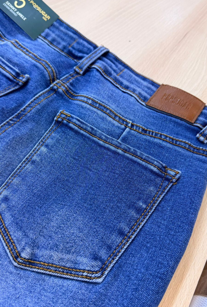 Jeans Skinny Azul Clasico