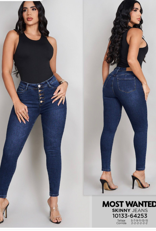 Jean skinny azul oscuro - Most Wanted