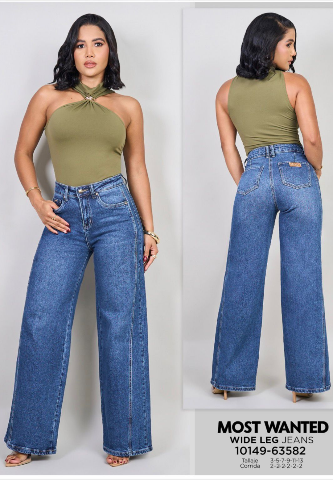 Jean Wide Leg azul oscuro Most Wanted