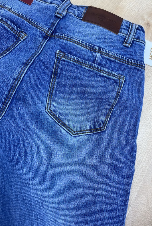 Jeans Plazzo Hibrido Azul Most Wanted