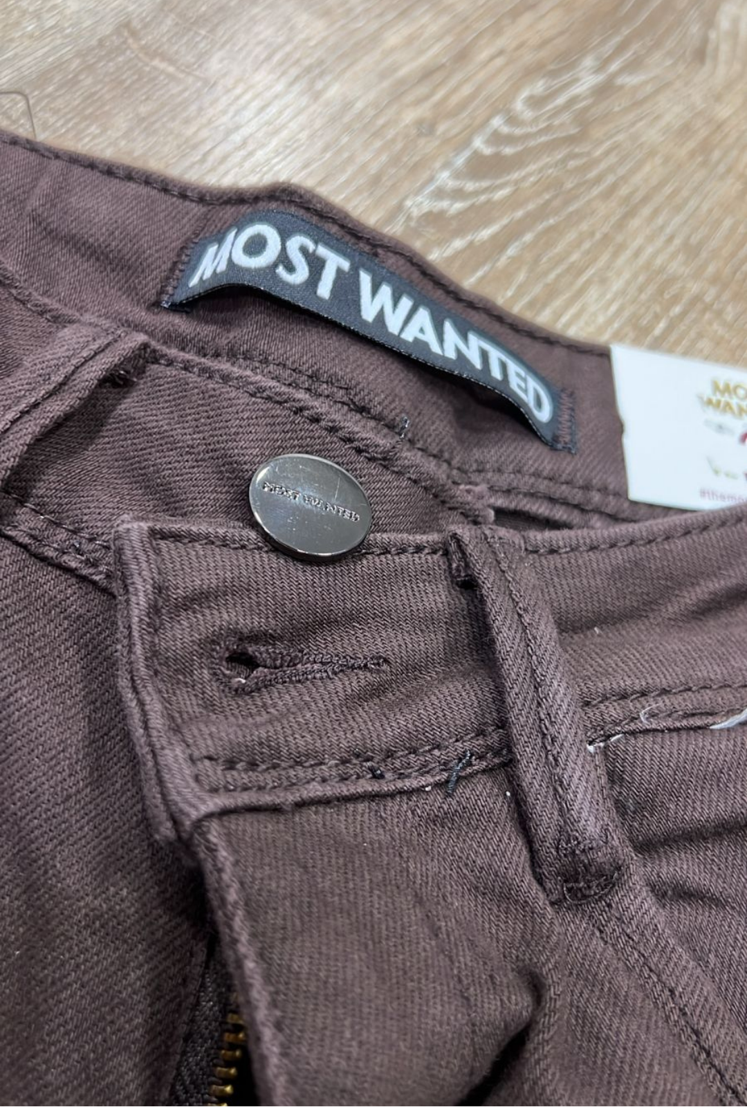 Jean Wide Leg Chocolate – Most Wanted