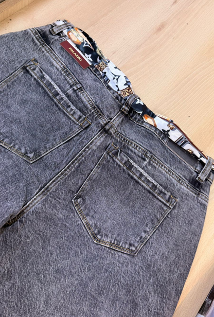 Jeans Gris Palazzo