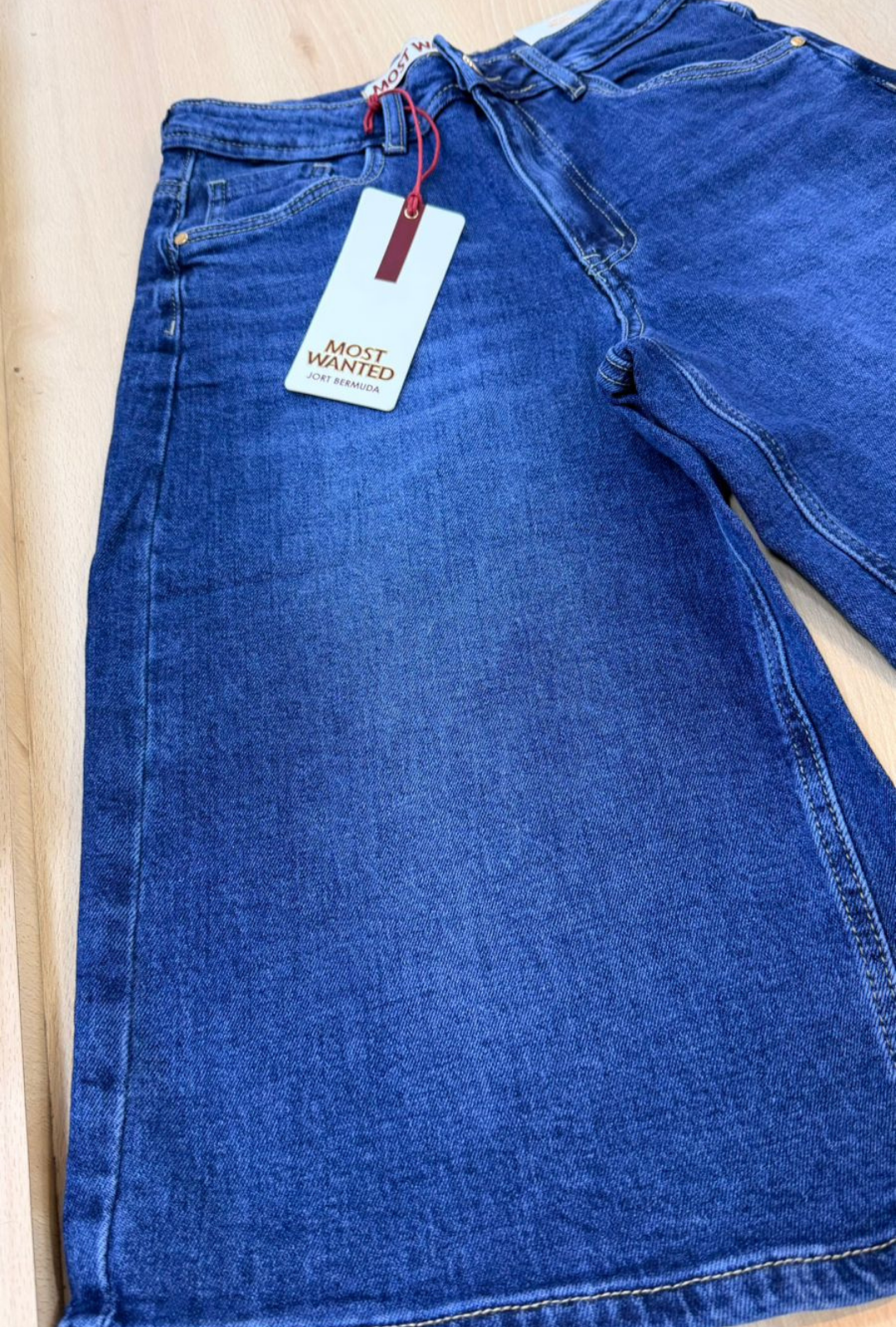 Bermuda Demin Azul Medio Most Wanted