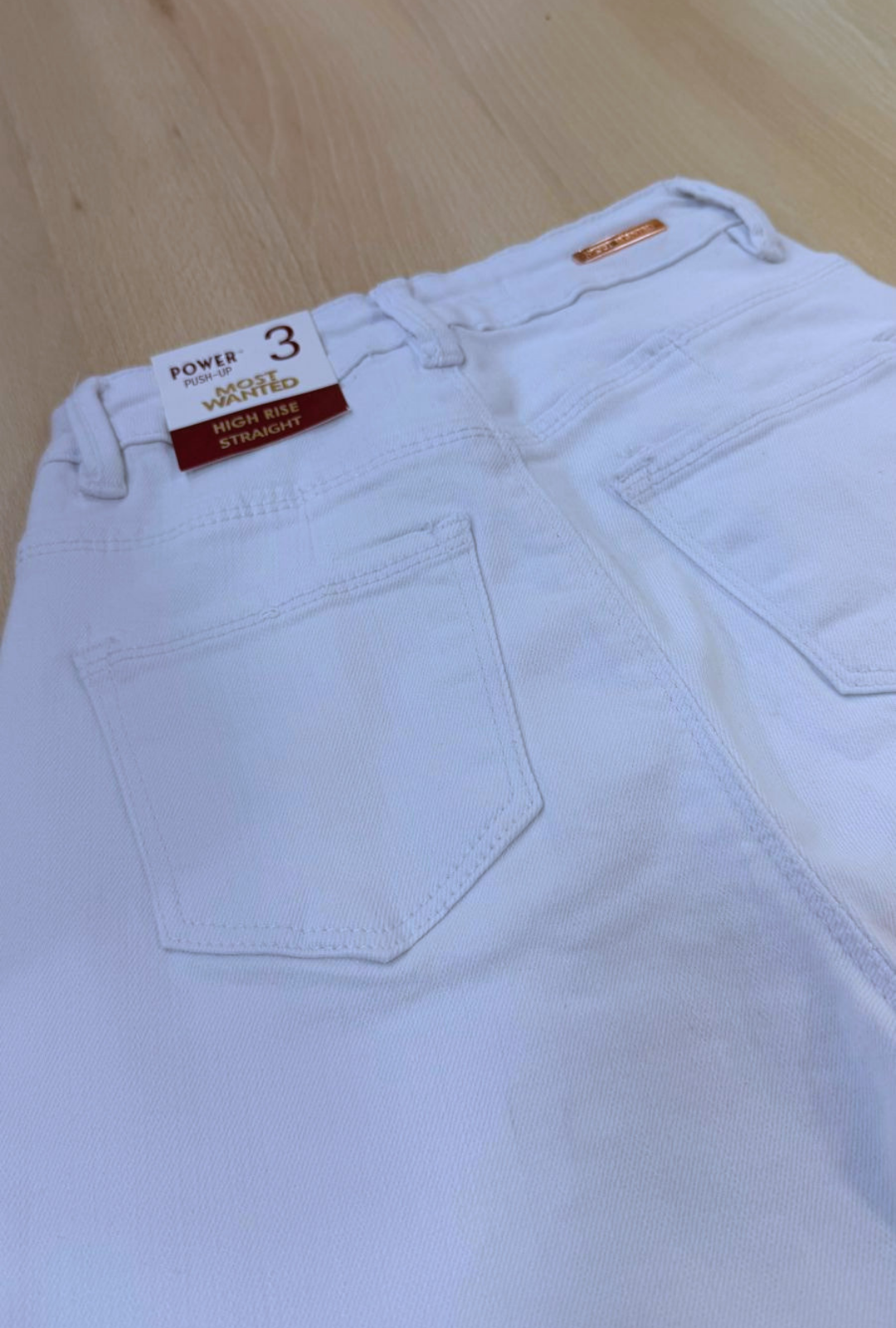 Jeans Straight Blanco – Most Wanted