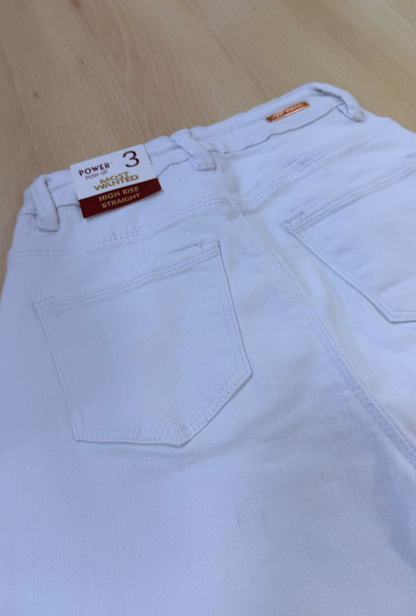 Jeans Straight Blanco – Most Wanted