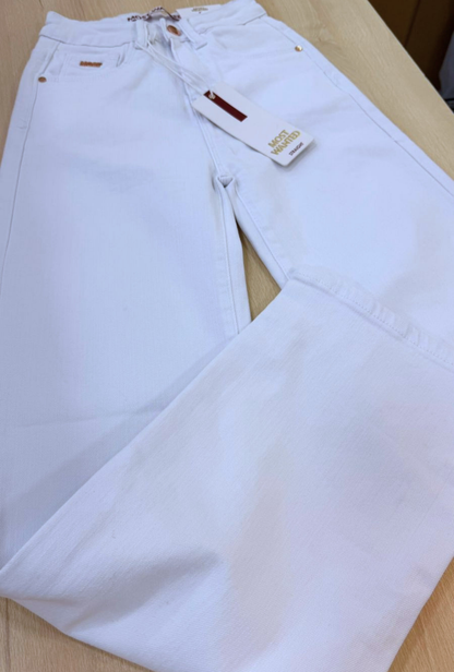 Jeans Straight Blanco – Most Wanted