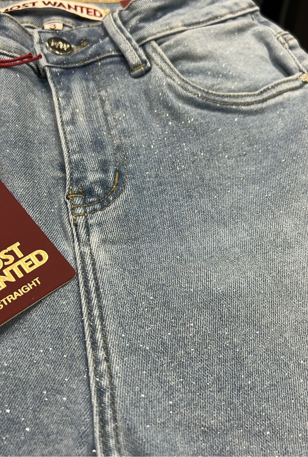 Jeans Wide Leg Most Wanted Escarchado