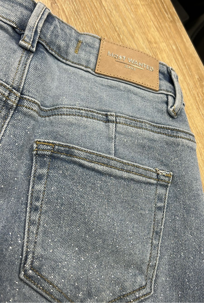 Jeans Wide Leg Most Wanted Escarchado