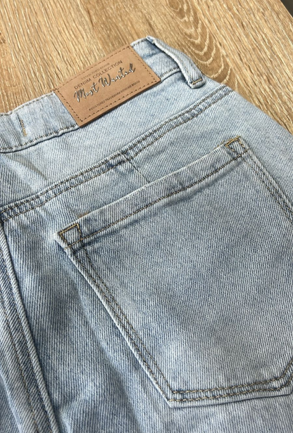 Jean Straight Azul Celeste – Most Wanted