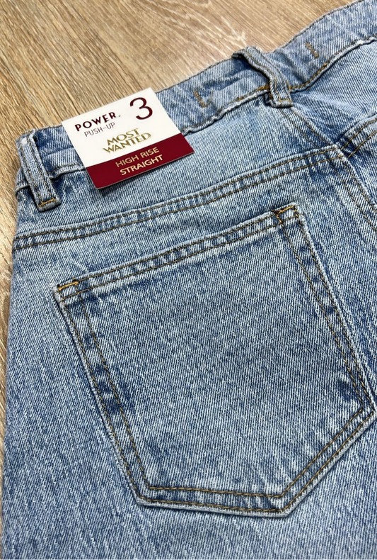 Jean Straight Híbrido Azul Claro – Most Wanted