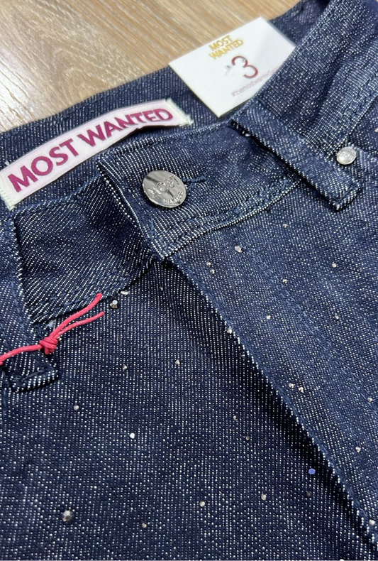 Jeans Most Wanted Azul Oscuro Brillos