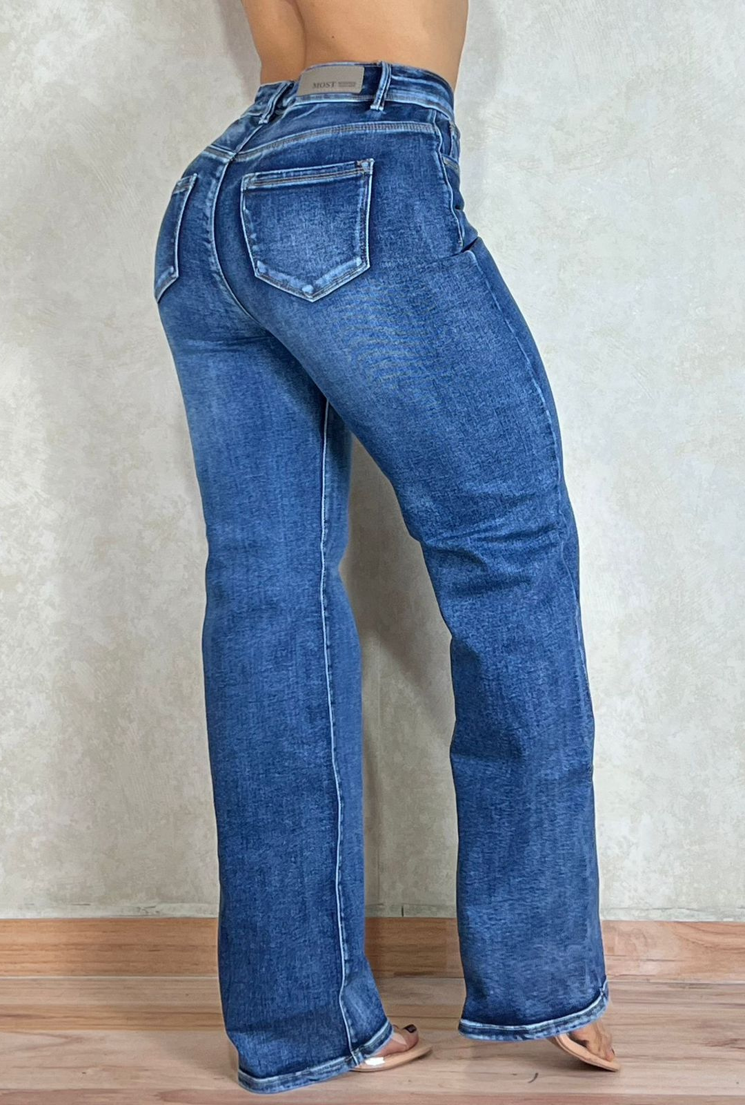 Jean Straight Azul Oscuro- Most Wanted