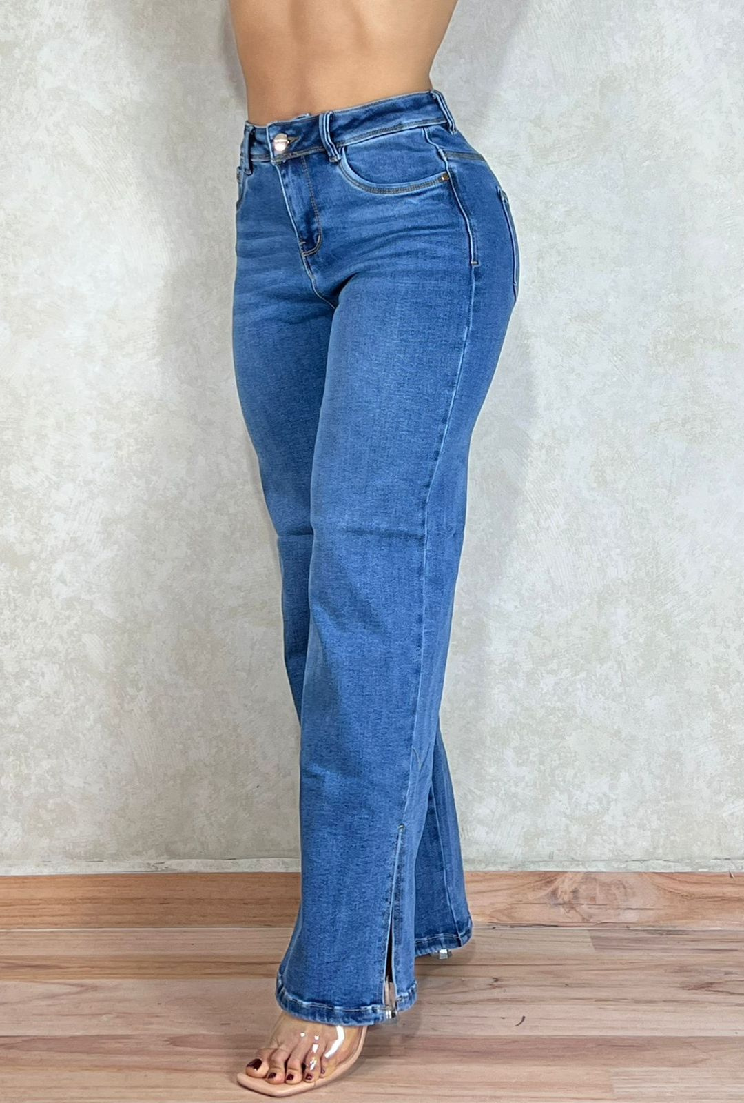 Jeans  Recto Con abertura