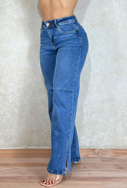 Jeans  Recto Con abertura