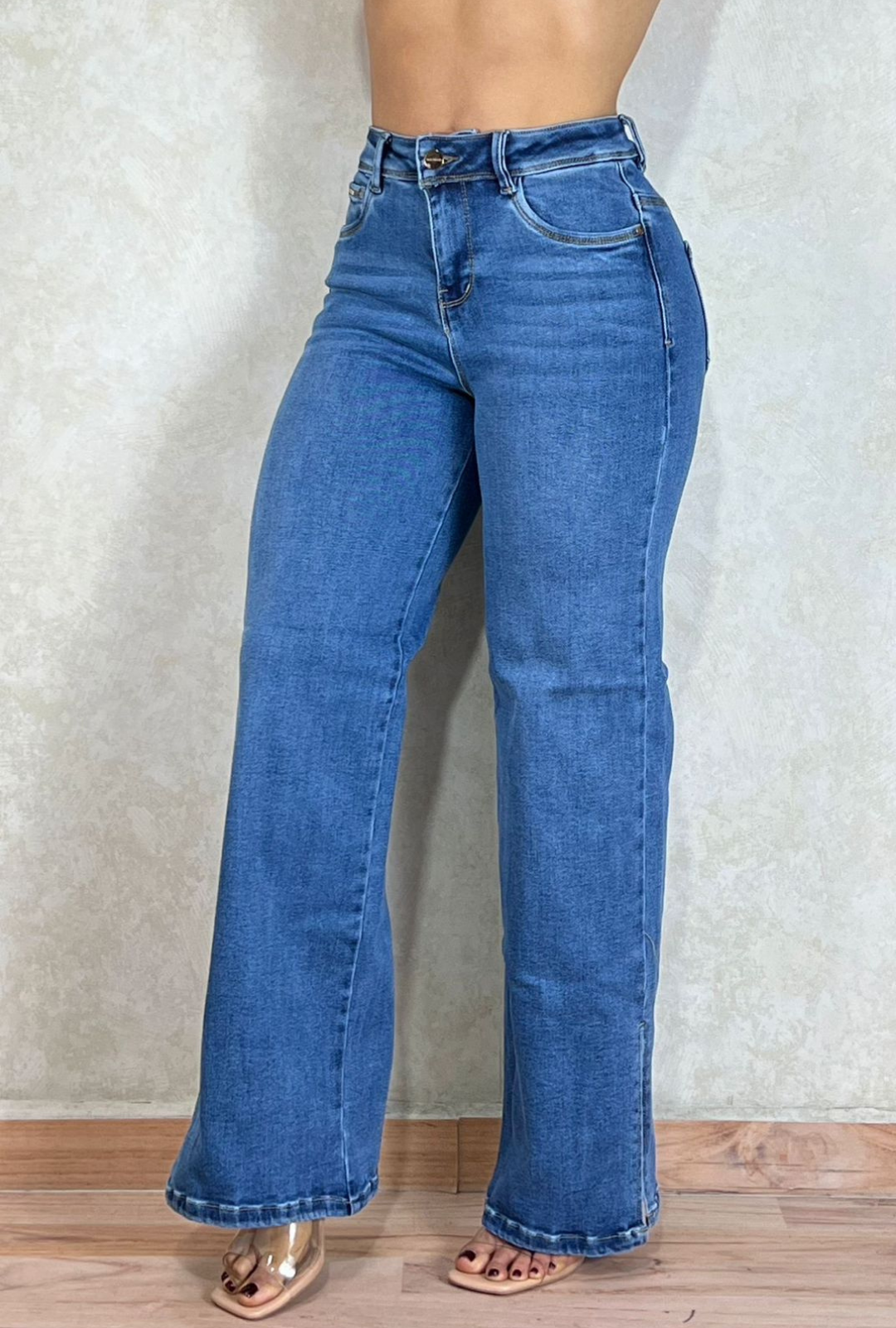 Jeans  Recto Con abertura