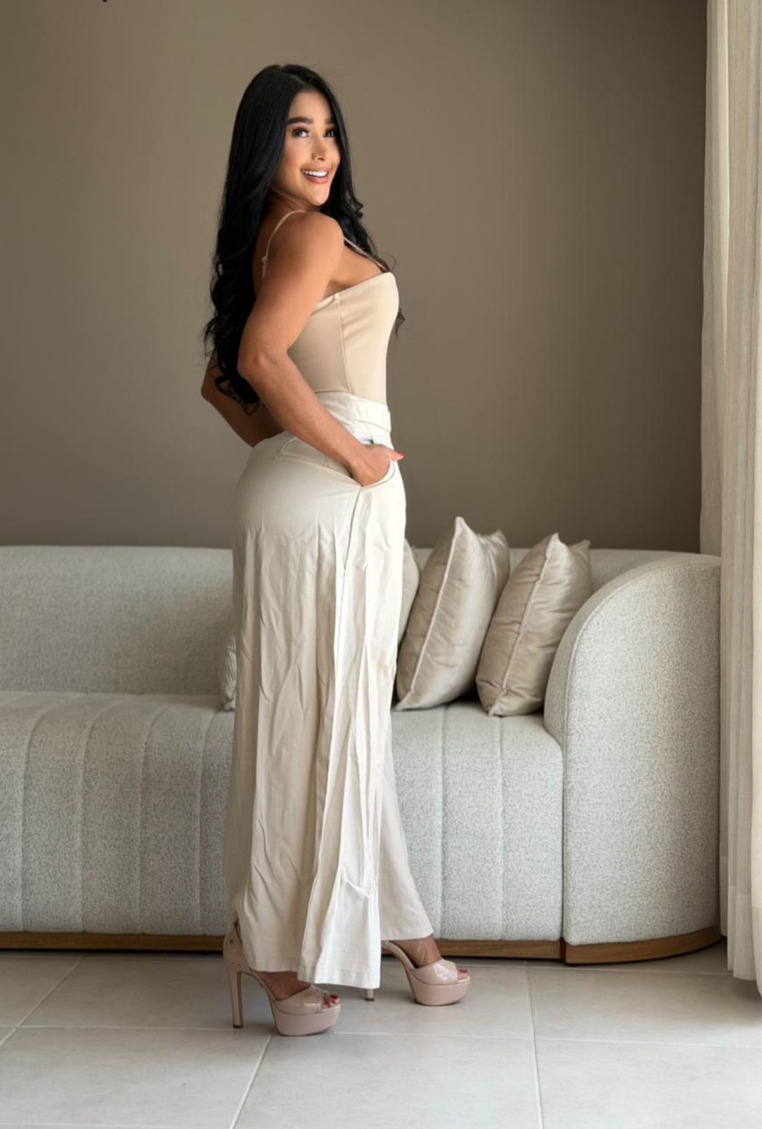 Enterizo Herraje wide leg
