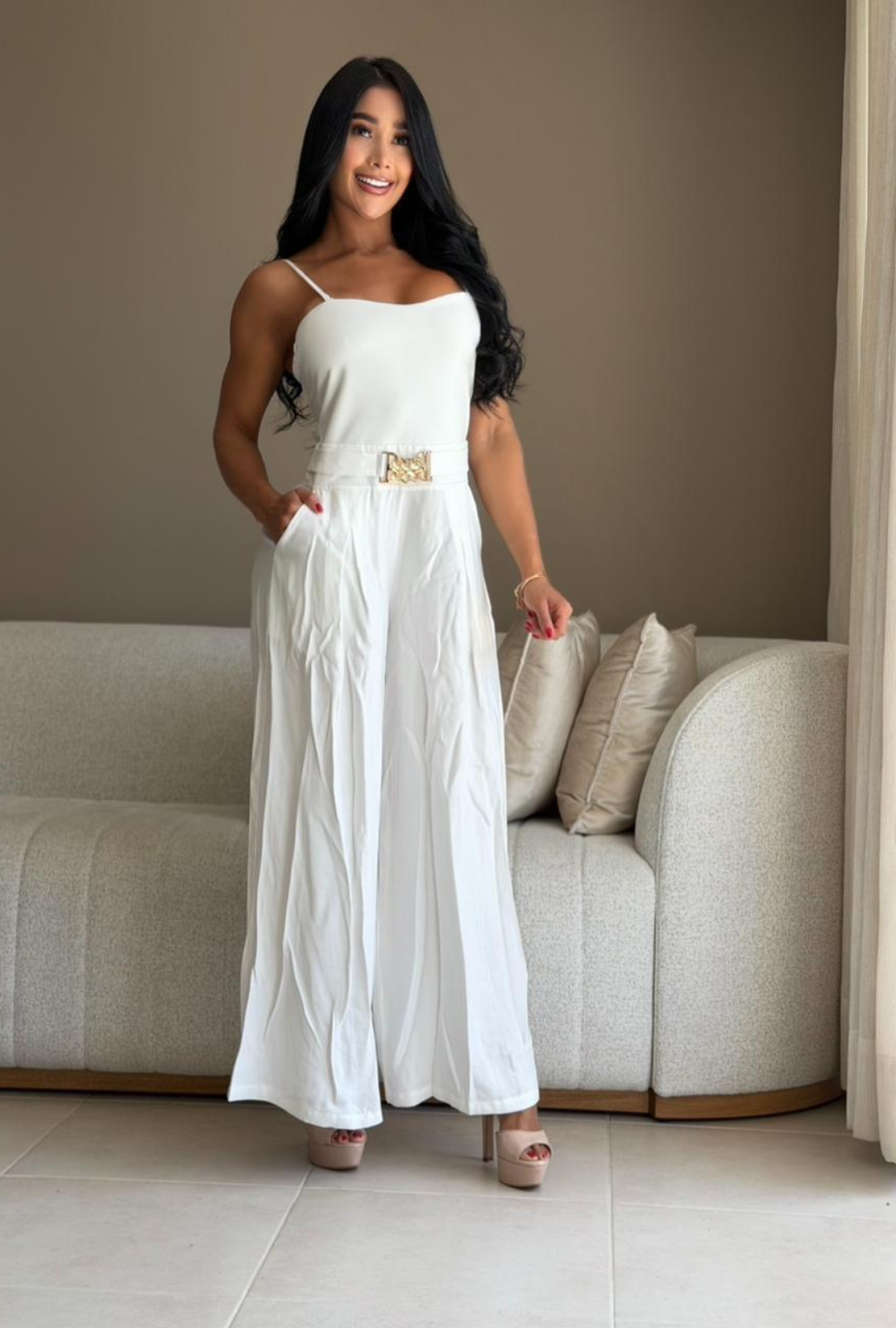 Enterizo Herraje wide leg