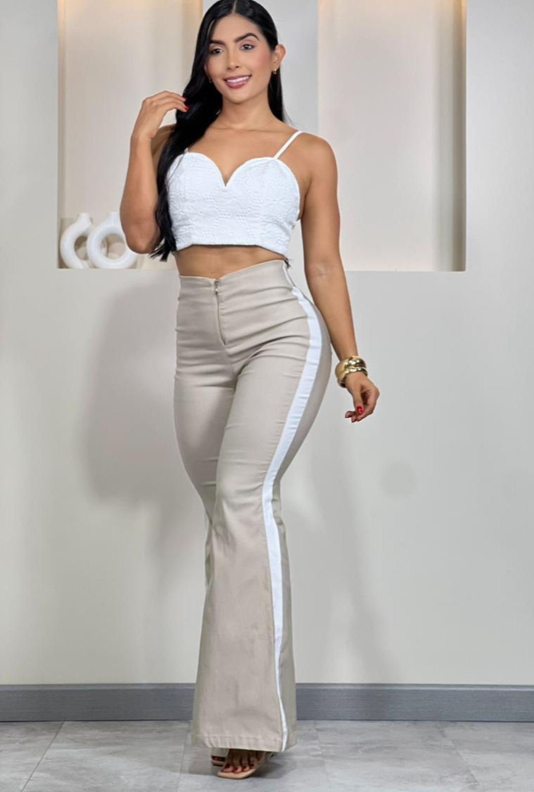 Pantalón Wide Fit Bota campana