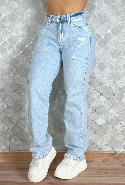 Jean Hibrido Azul Claro Most Wanted
