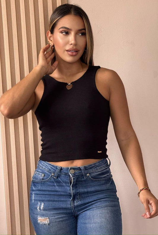 Blusa Minimal Neck