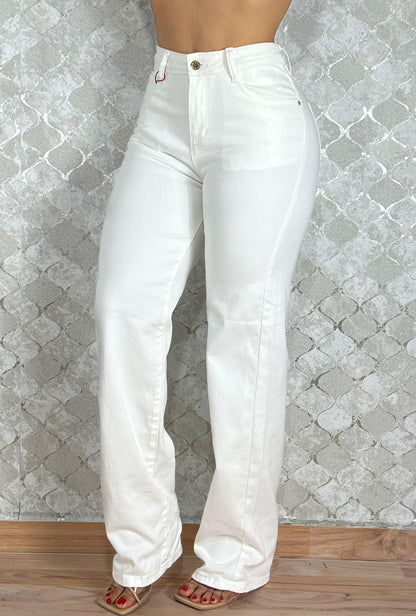 Jean Crudo Blanco Palazzo Most Wanted