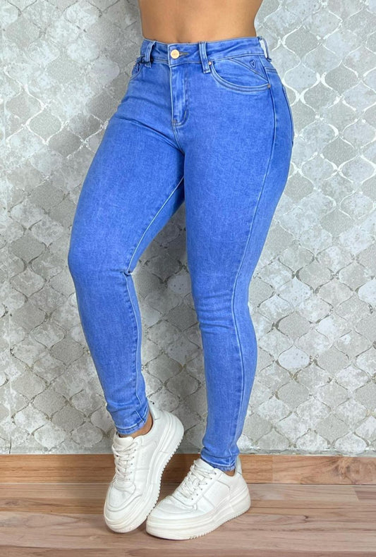 Jean Skinny Azul Claro Popsugar