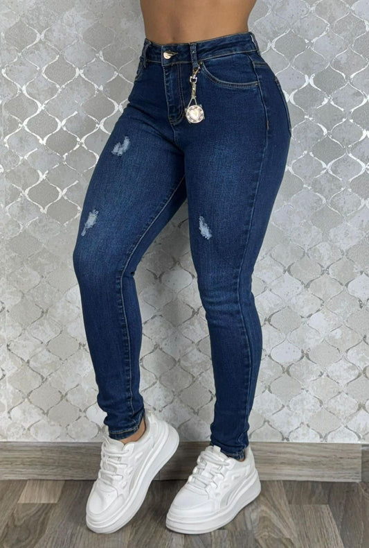 Jean Skinny Azul Oscuro Popsugar