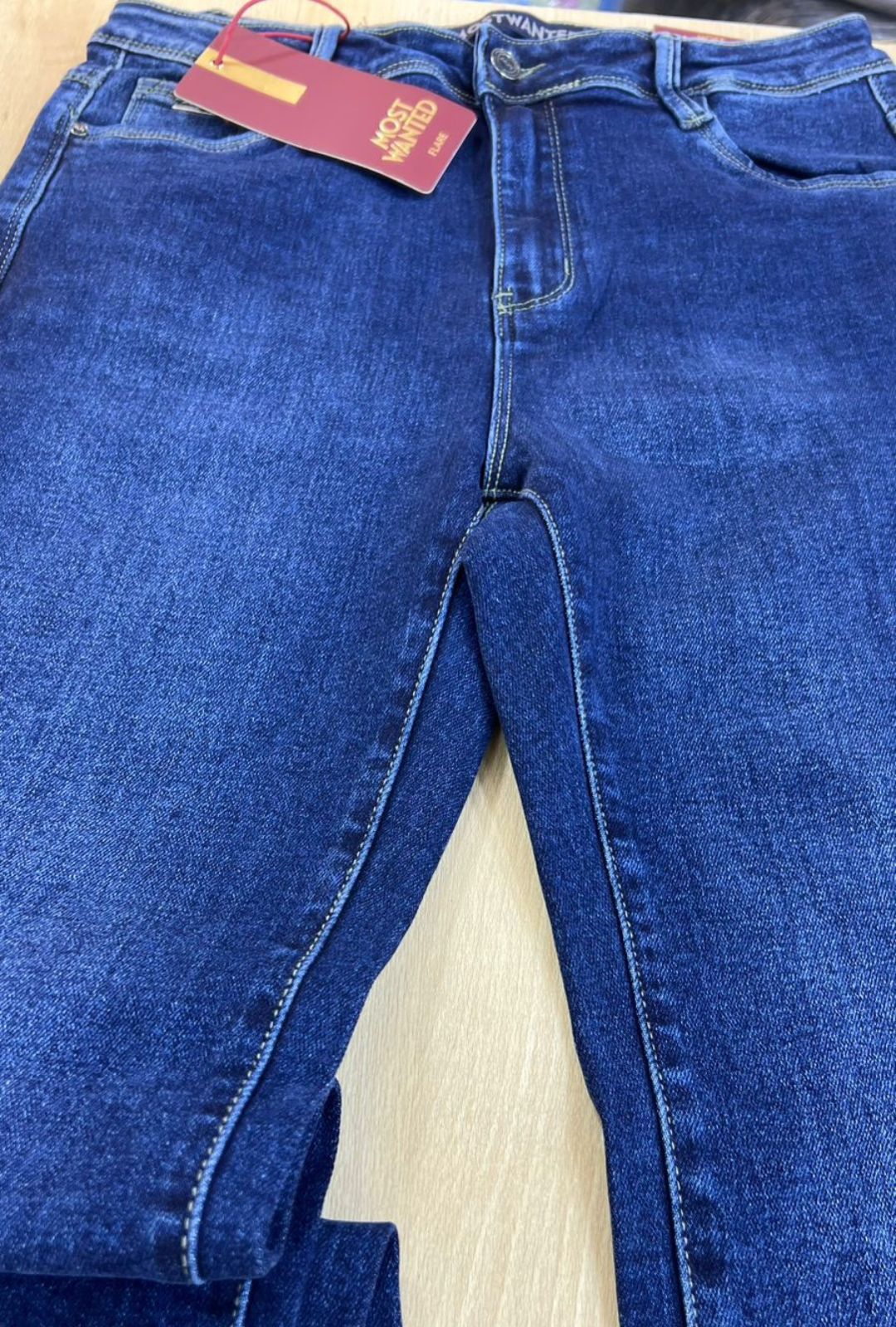 Jean Azul Oscuro Bota Ancha Most Wanted